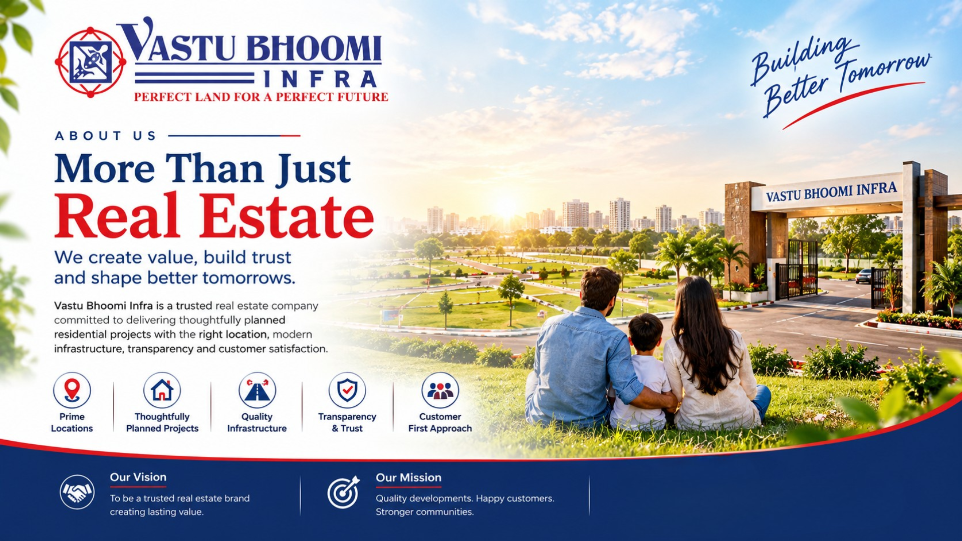 Vastu Bhoomi Infra: Building Better Tomorrow Through Thoughtful Real Estate